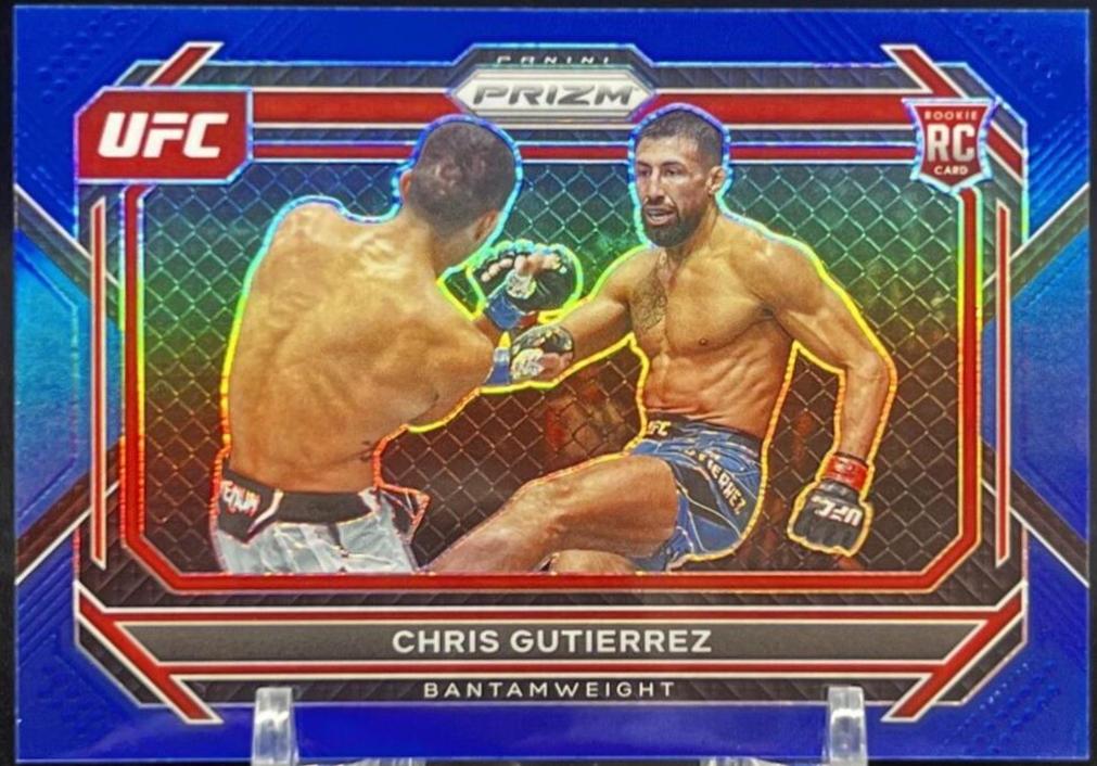Chris Gutierrez 2023 Panini Prizm UFC Base #20 Blue