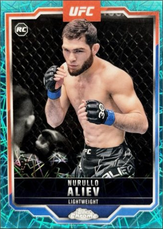 Nurullo Aliev 2025 Topps Chrome UFC Base #105 Superfractor