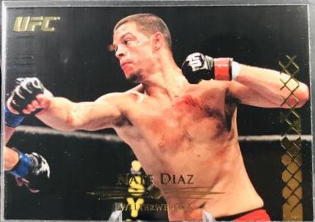 Nate Diaz 2011 Topps UFC Title Shot Base #103 Gold