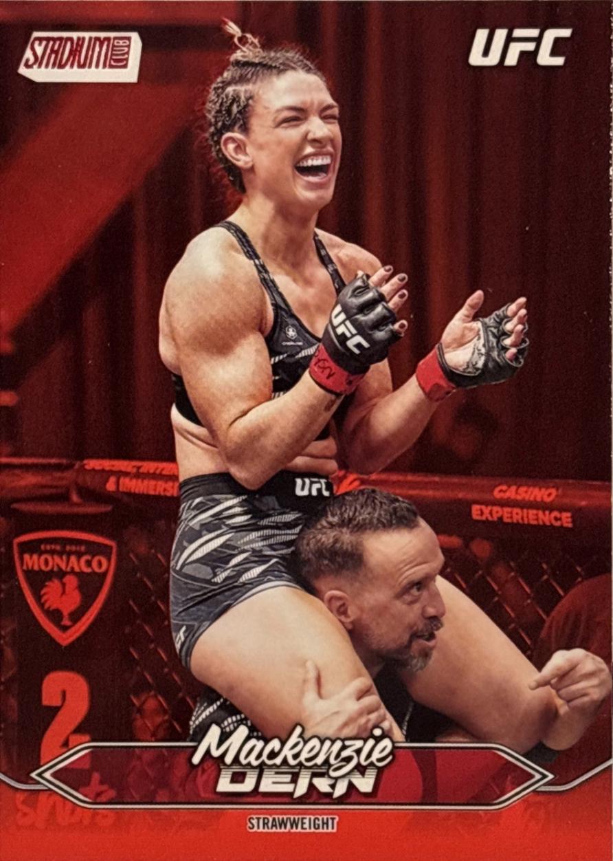 Mackenzie Dern 2025 Topps Stadium Club UFC Base #70 Red