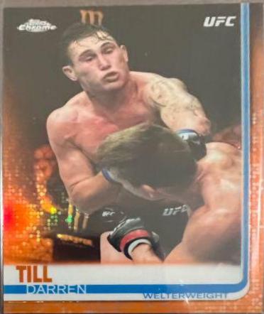 Darren Till 2019 Topps Chrome UFC Base #78 Orange