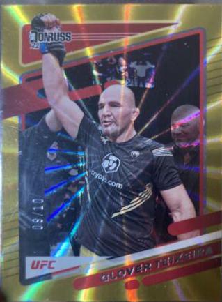 Glover Teixeira 2022 Panini Donruss UFC Base #89 Gold