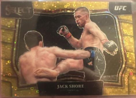 Jack Shore 2023 Panini Select UFC Octagonside #300 Gold Disco