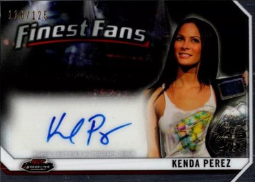 Kenda Perez 2013 Topps Finest UFC Finest Fans Autographs #FAN-KP