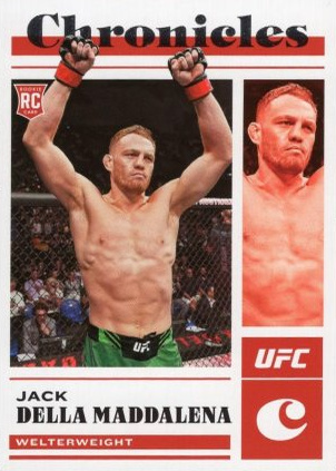 Jack Della Maddalena 2023 Panini Chronicles UFC Base Chronicles #89 Gold