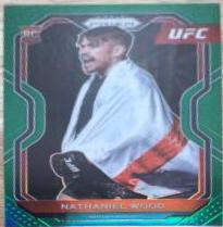 Nathaniel Wood 2021 Panini Prizm UFC Base #39 Green