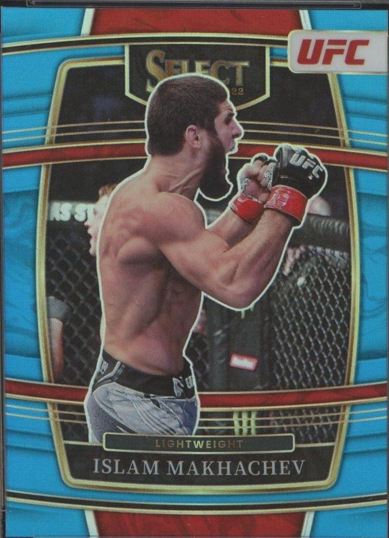 Islam Makhachev 2022 Panini Select UFC Concourse #29 Light Blue