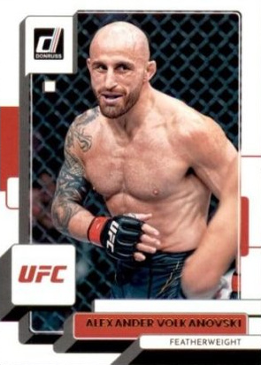 Alexander Volkanovski 2023 Panini Donruss UFC Base #86 Press Proof Purple