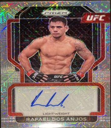Rafael Dos Anjos 2022 Panini Prizm UFC Signatures #4 Mojo