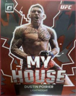 Dustin Poirier 2023 Panini Donruss Optic UFC My House #14 Red