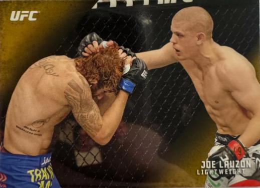 Joe Lauzon 2015 Topps UFC Knockout Base #43 Gold