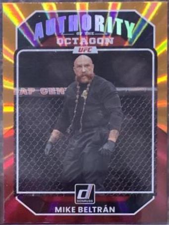 Mike Beltran 2023 Panini Donruss UFC Base #221 Orange Laser