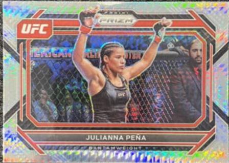 Julianna Peña 2023 Panini Prizm UFC Base #5 Silver