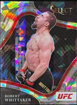 Robert Whittaker 2022 Panini Select UFC Octagonside #241 Lucky Envelopes