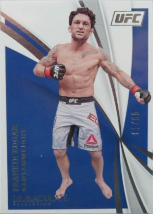 Frankie Edgar 2021 Panini Immaculate UFC Base #81 Platinum