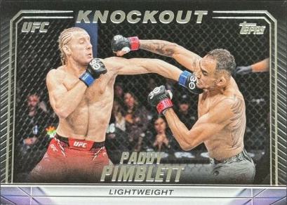 Paddy Pimblett 2024 Topps Knockout UFC Base #12 Black
