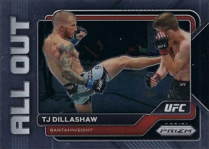 TJ Dillashaw 2023 Panini Prizm UFC All Out #16 Black