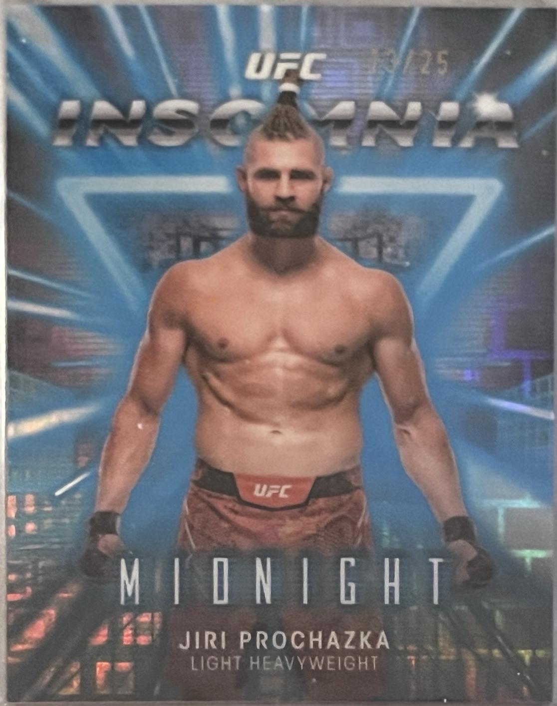 Jiri Prochazka 2025 Topps Midnight UFC Insomnia #IN-6 Moonrise