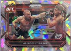Georges St-Pierre 2023 Panini Prizm UFC Base #32 Ice