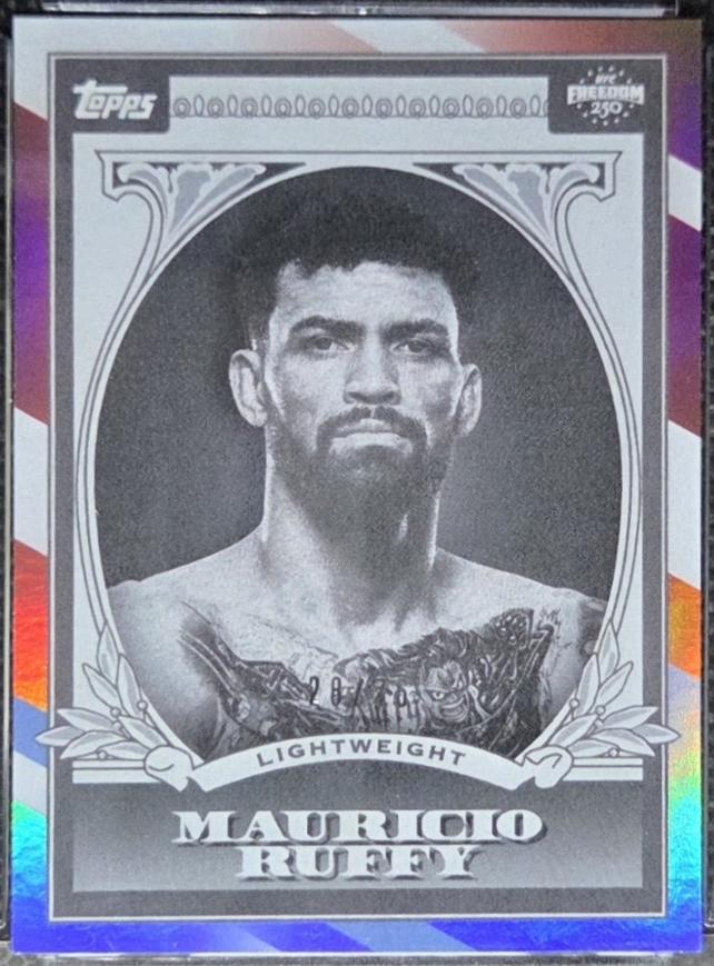 Mauricio Ruffy 2026 Topps UFC Freedom 250 UFC Dollar #UD-22 Gold