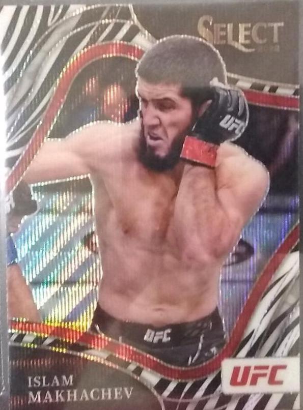 Islam Makhachev 2022 Panini Select UFC Octagonside #207 Zebra