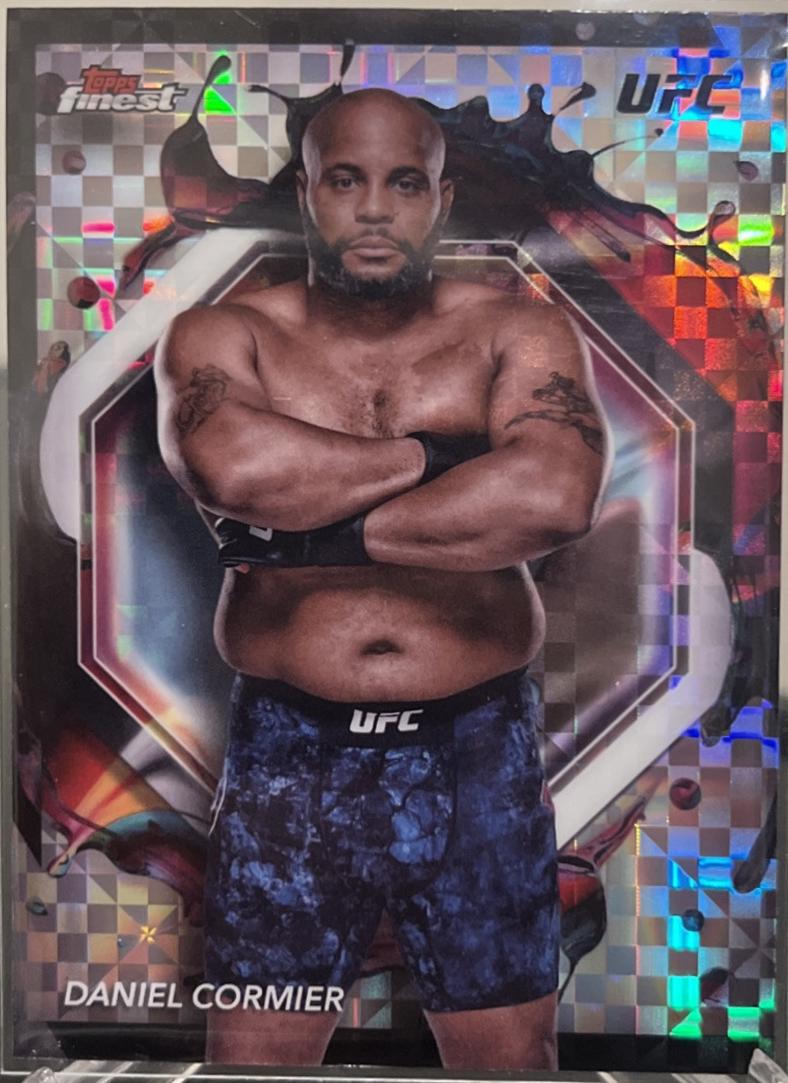 Daniel Cormier 2024 Topps Finest UFC Base Rare #288 Checkerboard Refractor
