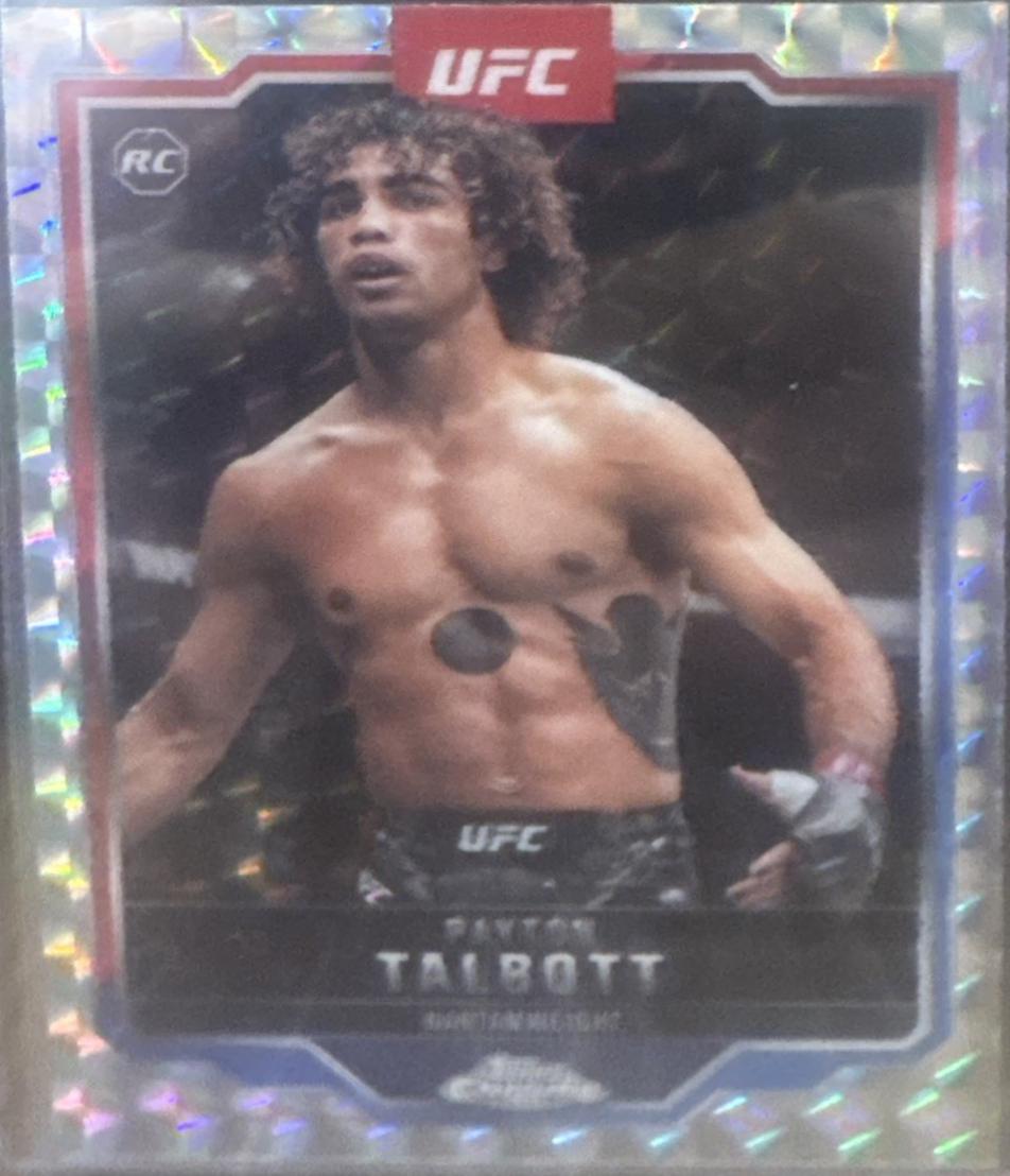 Payton Talbott 2025 Topps Chrome UFC Base #141 Geometric Refractor