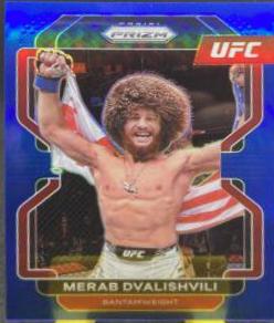Merab Dvalishvili 2022 Panini Prizm UFC Base #198 Blue