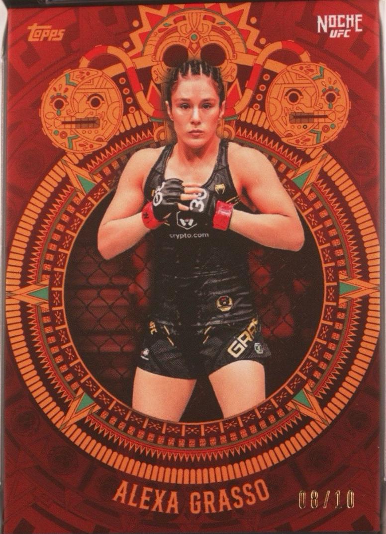 Alexa Grasso 2024 Topps Noche UFC Base #3 Red