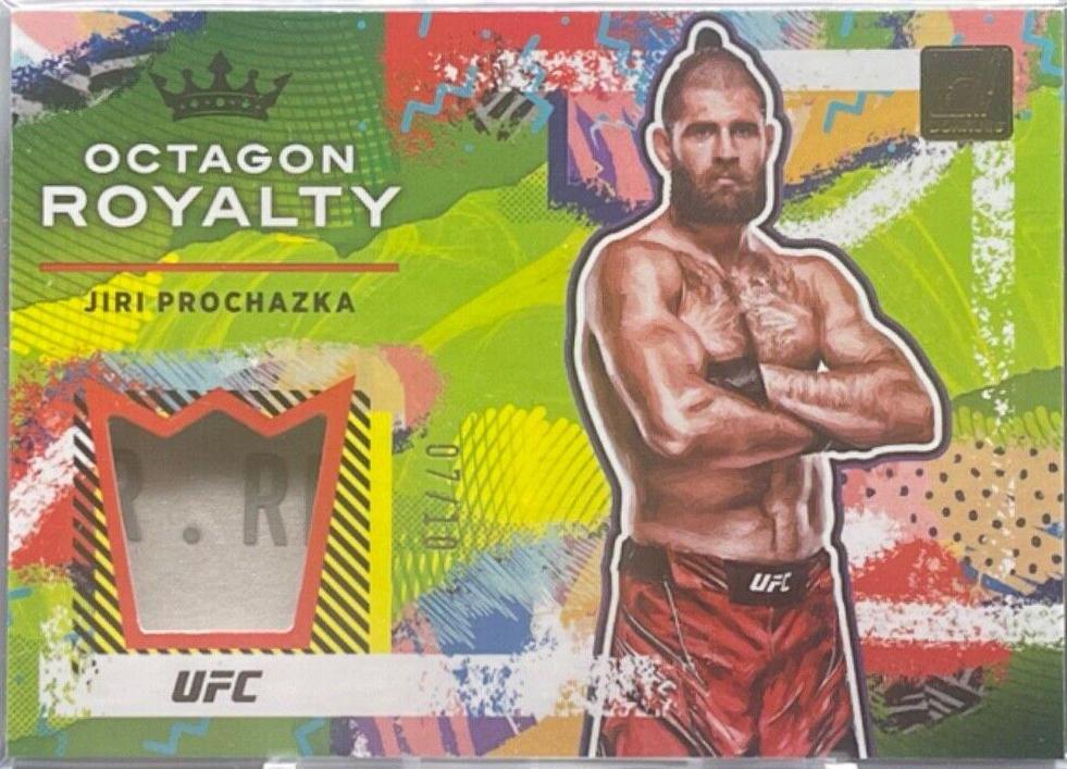 Jiri Prochazka 2022 Panini Donruss UFC Octagon Royalty #3 Prime