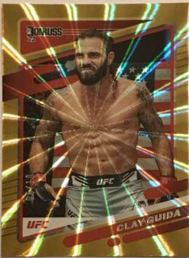 Clay Guida 2022 Panini Donruss UFC Base #111 Gold