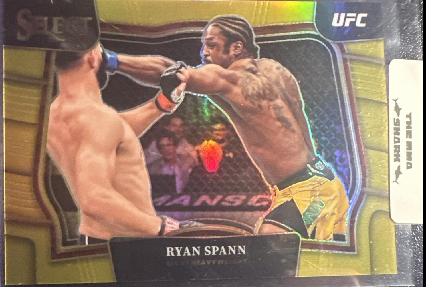 Ryan Spann 2023 Panini Select UFC Octagonside #207 Gold