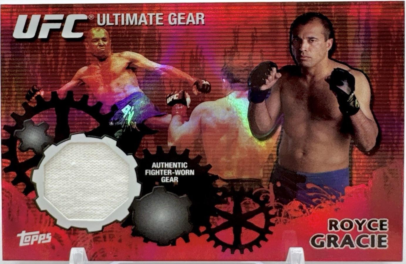 Royce Gracie 2010 Topps UFC Ultimate Gear Relics #UG-RG Red
