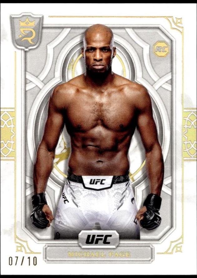 Michael Page 2024 Topps Royalty UFC Base #48 Gold