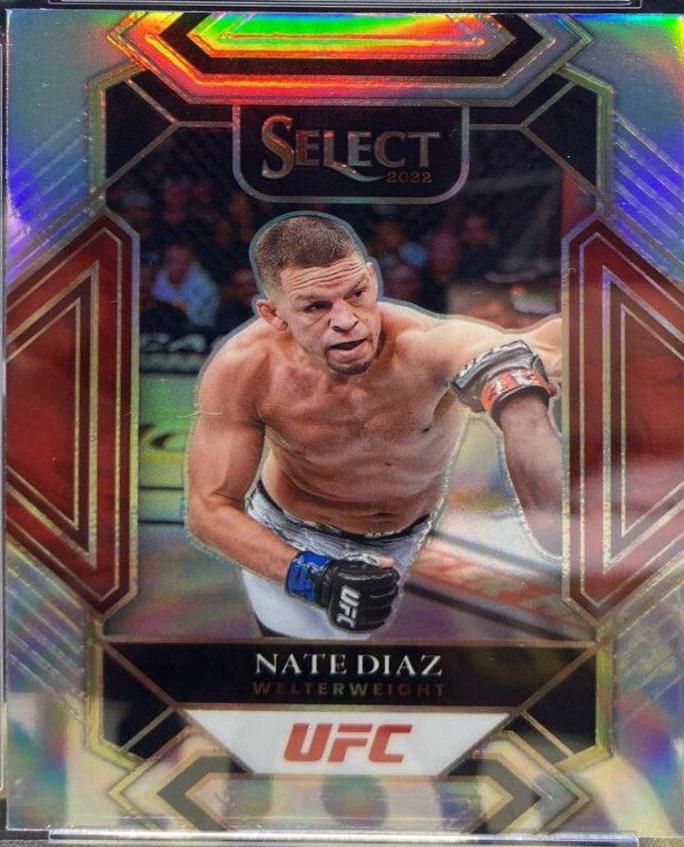 Nate Diaz 2022 Panini Select UFC Mezzanine #316 Silver