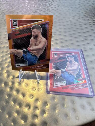 Calvin Kattar 2022 Panini Donruss Optic UFC Base #68 Orange