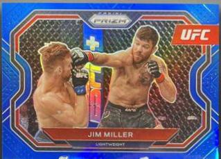 Jim Miller 2021 Panini Prizm UFC Base #160 Blue