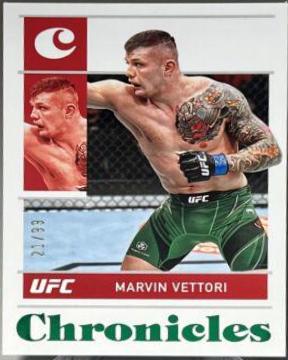 Marvin Vettori 2022 Panini Chronicles UFC Base Chronicles #58 Green