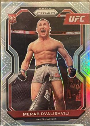 Merab Dvalishvili 2021 Panini Prizm UFC Base #87 Silver