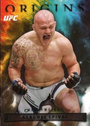 Serghei Spivac 2023 Panini Chronicles UFC Base Origins #140 Gold
