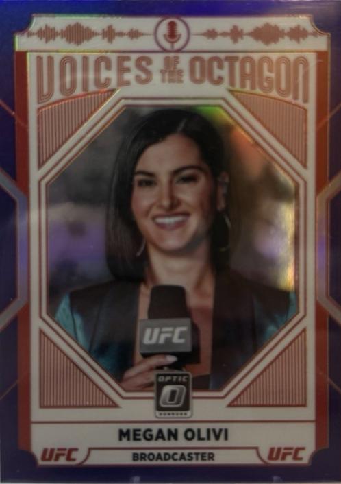 Megan Olivi 2022 Panini Donruss Optic UFC Base #123 Blue