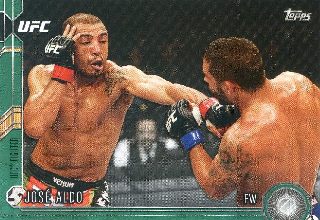 José Aldo 2015 Topps UFC Chronicles Base #127 Green