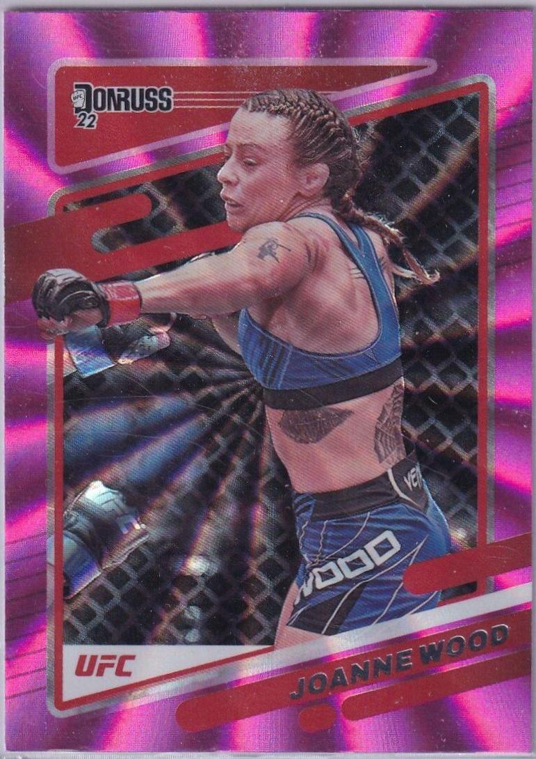 Joanne Wood 2022 Panini Donruss UFC Base #2 Pink