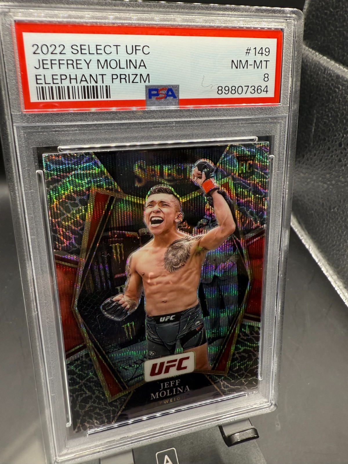 Jeff Molina 2022 Panini Select UFC Premier Level #149 Elephant