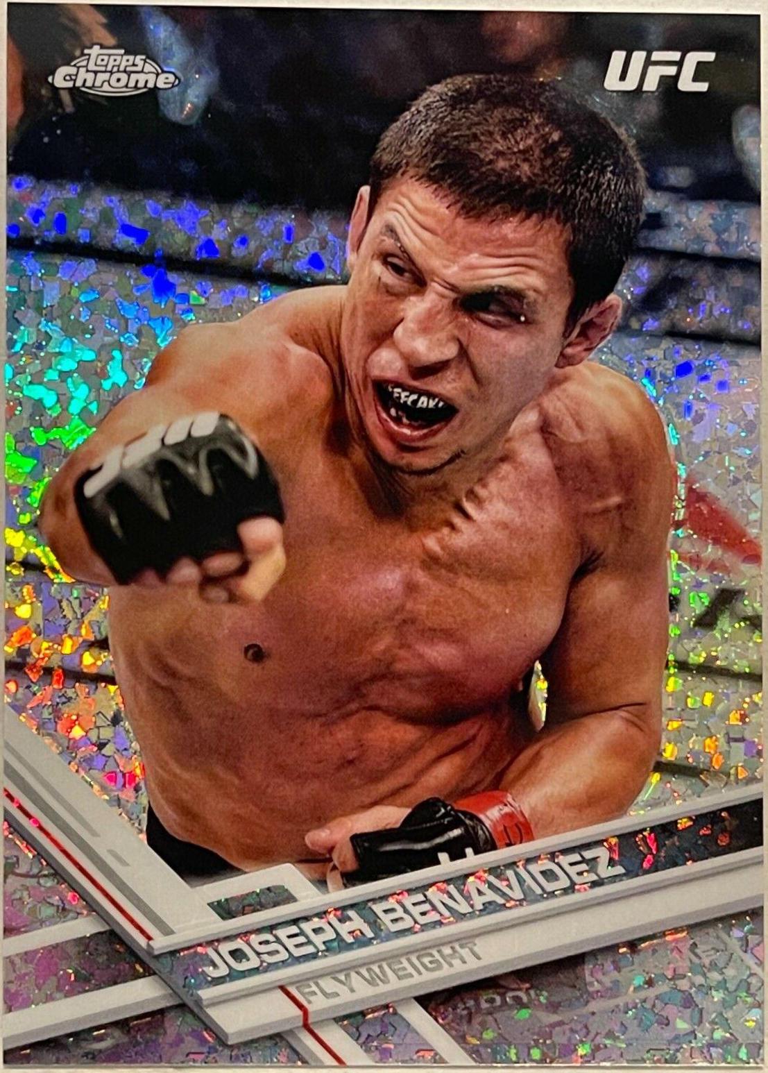 Joseph Benavidez 2017 Topps Chrome UFC Base #35 Diamond Hot Box