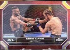 Mike Davis 2024 Topps Chrome UFC Base #139 Sepia Refractor