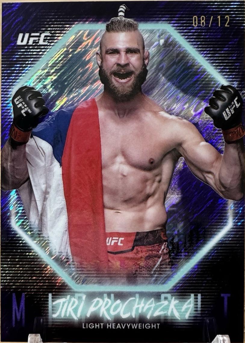Jiri Prochazka 2025 Topps Midnight UFC Base #28 Midnight