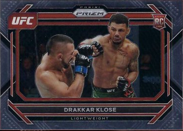Drakkar Klose 2023 Panini Prizm UFC Base #100 Black