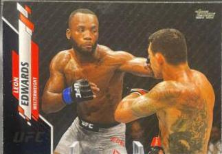 Leon Edwards 2020 Topps UFC Base #29 Black