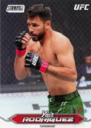 Yair Rodríguez 2025 Topps Stadium Club UFC Base #110 Red